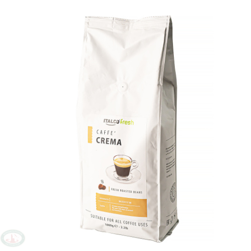 Кофе жареный в зернах ITALCO Caffe Crema 1000 г